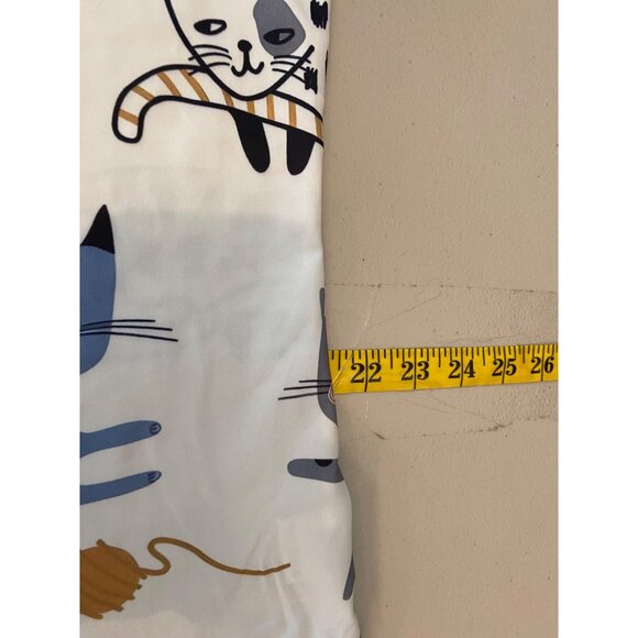 2 Cat Print T-Shirts Womens Short Sleeve 1XL - Picture 7 of 9